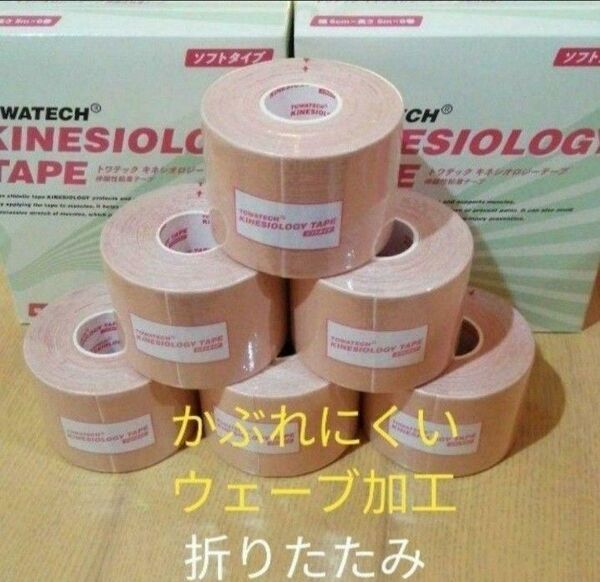 キネシオロジーテープ テーピング ソフトタイプ 折り畳み