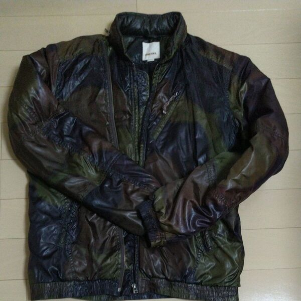 DIESEL 迷彩柄ナイロンジャケット XL