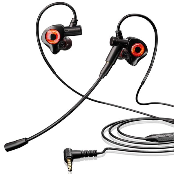 ゲーミングイヤホン 有線 イヤホンマイク PS5 Switch ヘッドセット イヤホン 両耳