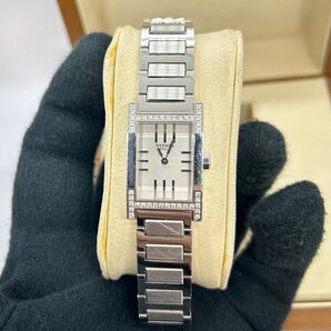 Herms エルメス タンデム QZ SS ダイヤベゼル TA1.230