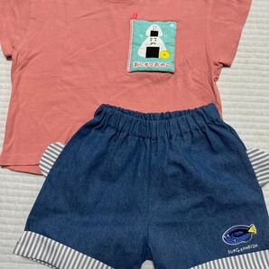 ミモランド 半袖 パンツ 2点セット 100cm