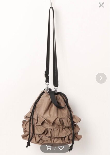 新品☆カシュカシュ☆2WAY フリルショルダー ニコアンド