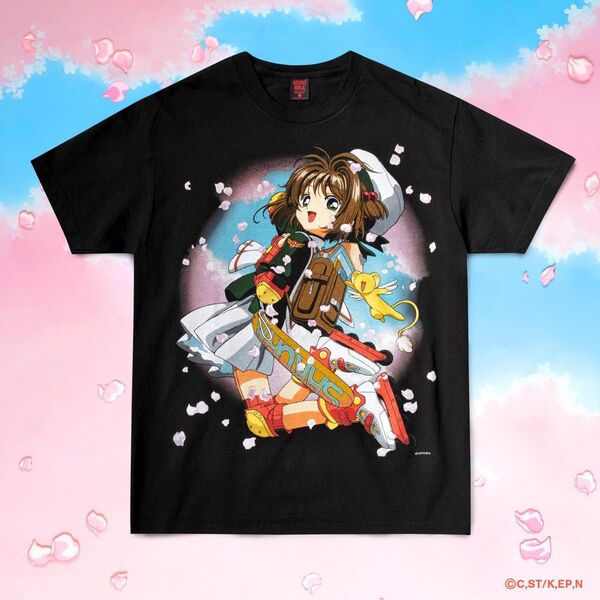 【XL】CARDCAPTOR SAKURA × GEEKS RULE 15 SILKSCREEN PRINTING T SHIRT