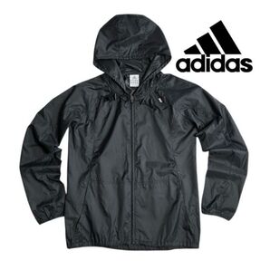adidas ナイロンジャケット ブラック