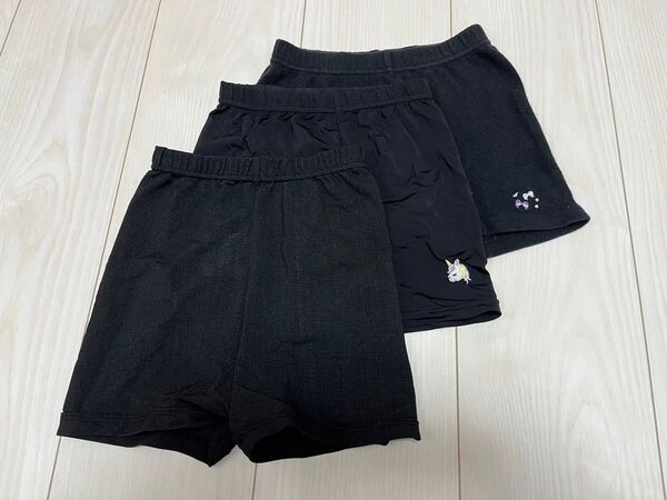 子供服 インナーパンツ 黒パン レギンス スパッツ 105cm
