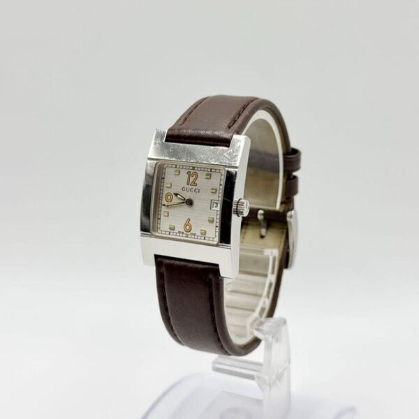 GUCCI グッチ 7700L 0010763 シルバー文字盤QZ メンズ腕時計