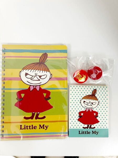MOOMIN リトルミィ グッズセット リングノート.メモ帳.クリップ2個