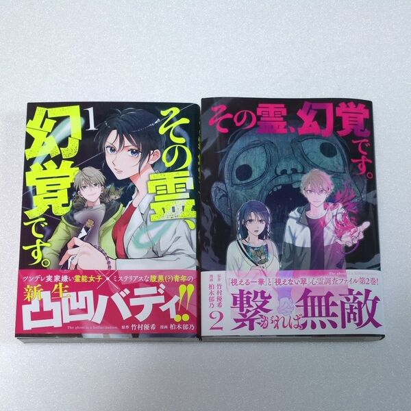 その霊、幻覚です。 1、 2巻セット 竹村優希/原作 柏木郁乃/漫画