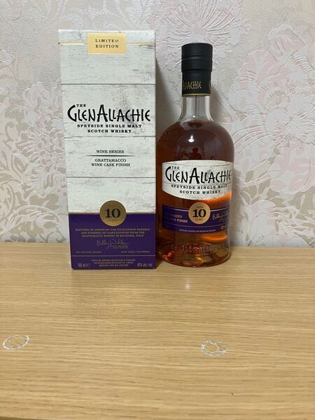 グレンアラヒ 10年 グラッタマッコ ワインフィニッシュ【並行輸入/箱付き】700ml (Alc 48度) 1本