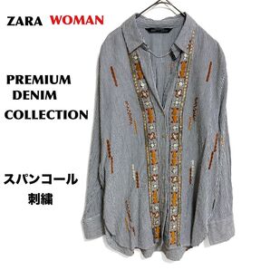 ZARA PREMIUM DENIM COLLECTION スパンコール 刺繍