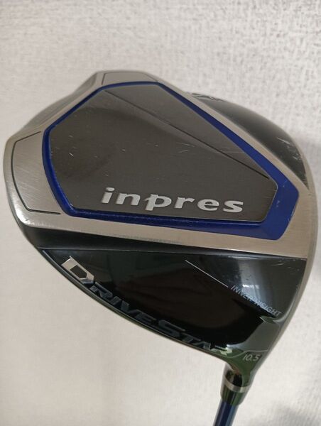 美品 ヤマハ inpres DRIVE STAR 10.5° Rシャフト ドライバー ヘッドカバー有 インプレス ドライブスター