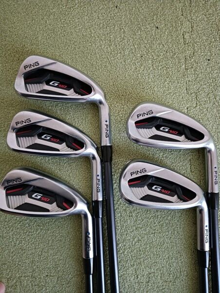 PING G410 アイアンセット ALTA J CB /R シャフト 青ドット 6-W 5本セット