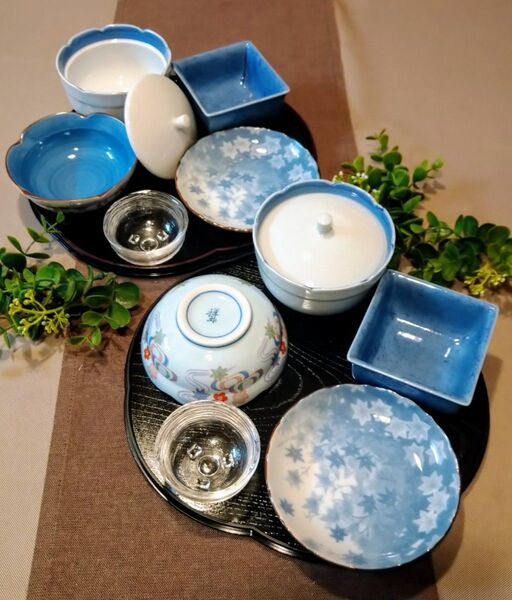 未使用 晩酌セットt26(?窯 祥玉) 2名分