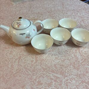 【美品】 FIGARO Paris 茶器セット ティーポット×1、 カップ×5