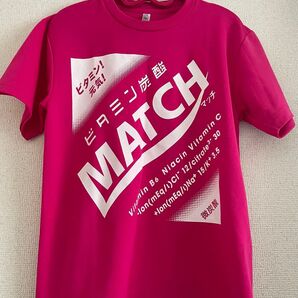 MATCH Tシャツ ピンク Sサイズ