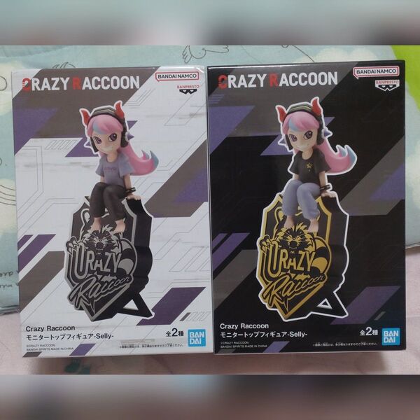 モニタートップフィギュア Selly Crazy Raccoon