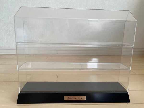 コレクションボックス 3段 アクリル製 中古品 全縦約28cm 横幅約33cm 奥行約9cm ディスプレイケース