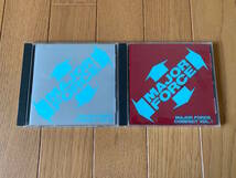 ♪MAJOR FORCE COMPACT VOL.1.2●V.A.2枚セット★藤原ヒロシ 中西俊夫 ECD 屋敷豪太 _画像1