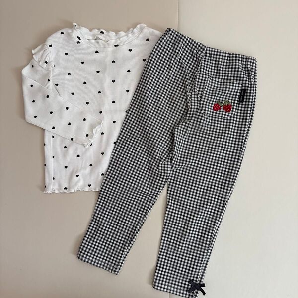 長袖 Tシャツ ズボン 2点セット