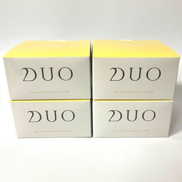 DUO クレンジングバーム クリア 90g 4個