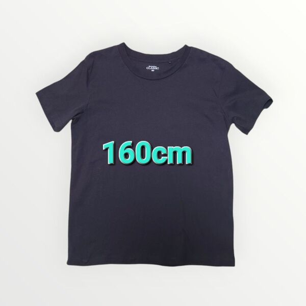 160cm 黒 半袖Tシャツ