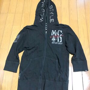 M.C.D グラフィックプリント パーカー ブラック Sサイズ
