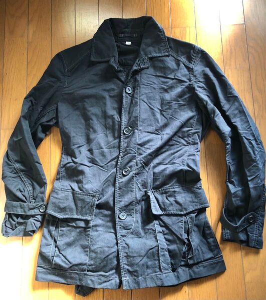 UNIQLO スプリングコート 黒 S
