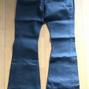 true brit ブラックジーンズ フレア ベルボトム