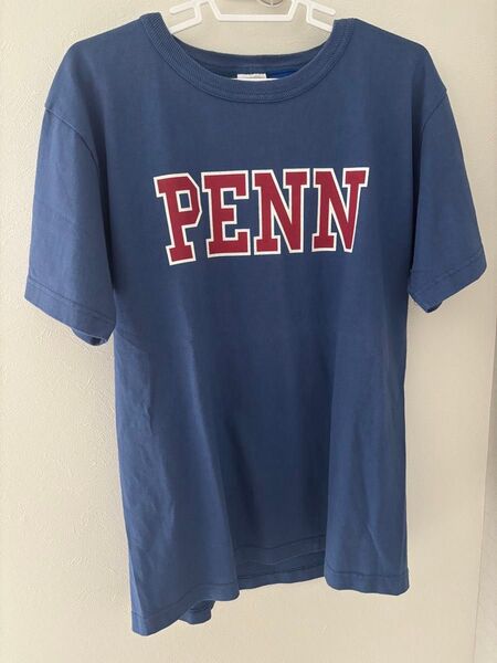 Champion カレッジ PENNT シャツ T1011 ブルー