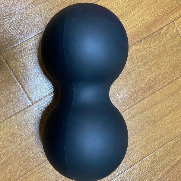 MAXかたお マッサージボール ピーナッツ型 ブラック ストレッチ 筋膜リリース