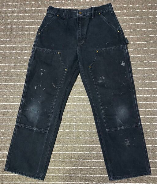 雰囲気◎ carhartt ダブルニーペインターパンツ アメリカ製 32×30