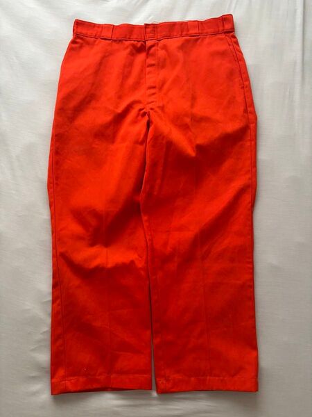 ディッキーズ Dickies 90s オレンジ ワークパンツ レア