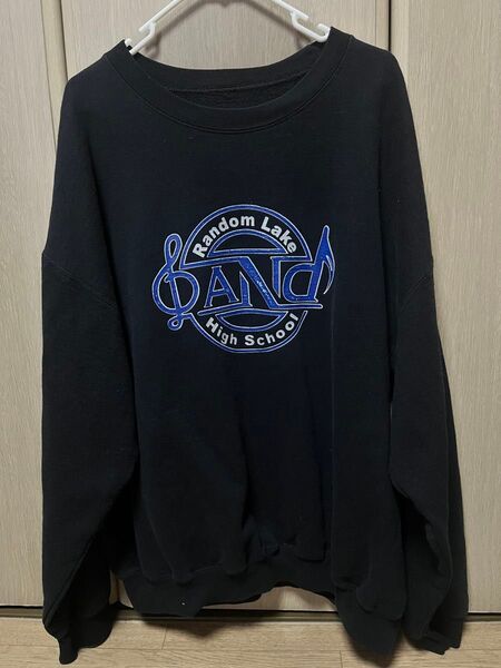 【冬物SALE】海外古着 ハイスクール トレーナー スウェット プリント