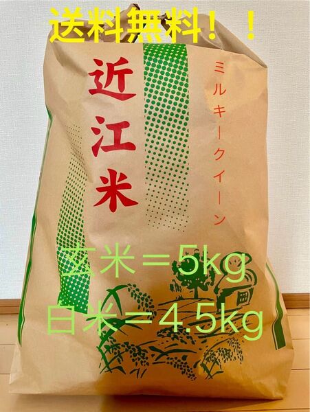 令和6年産 滋賀県産ミルキークイーン 5キロ