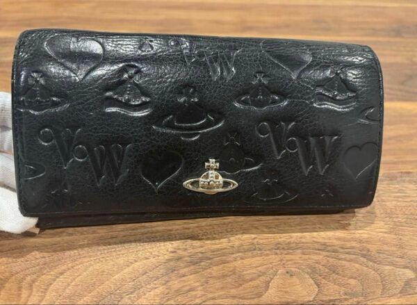 Vivienne Westwood ヴィヴィアン ウエストウッド長財布 エンボス