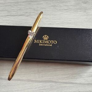 MIKIMOTO ゴールド ボールペン 本体 パール 真珠