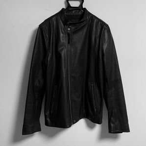 coen プレミアムゴートスキンレザーシングルライダースジャケット