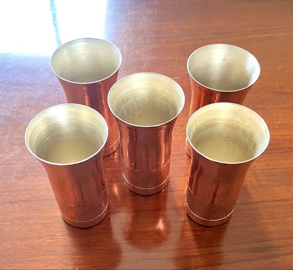 純銅製 タンブラー 5個セット