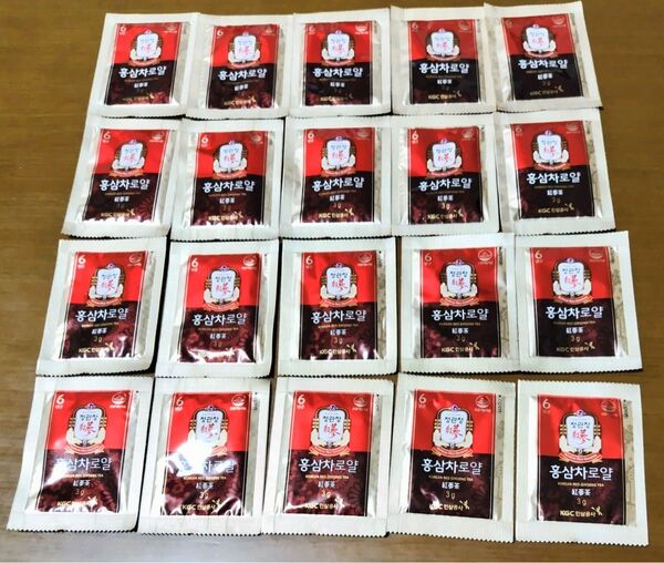 高濃縮極上プレミアム高麗人参茶『正官庄6年根紅参茶』《ROYAL》お試し20袋