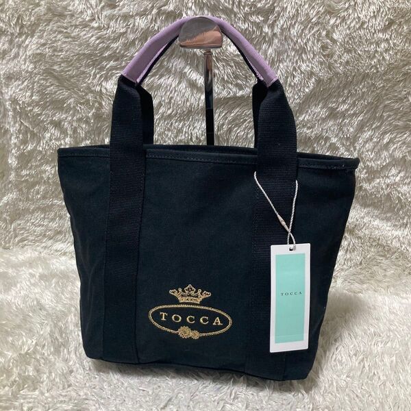 新品未使用 【TOCCA】トッカ ロゴキャンバス トートバッグ ハンド
