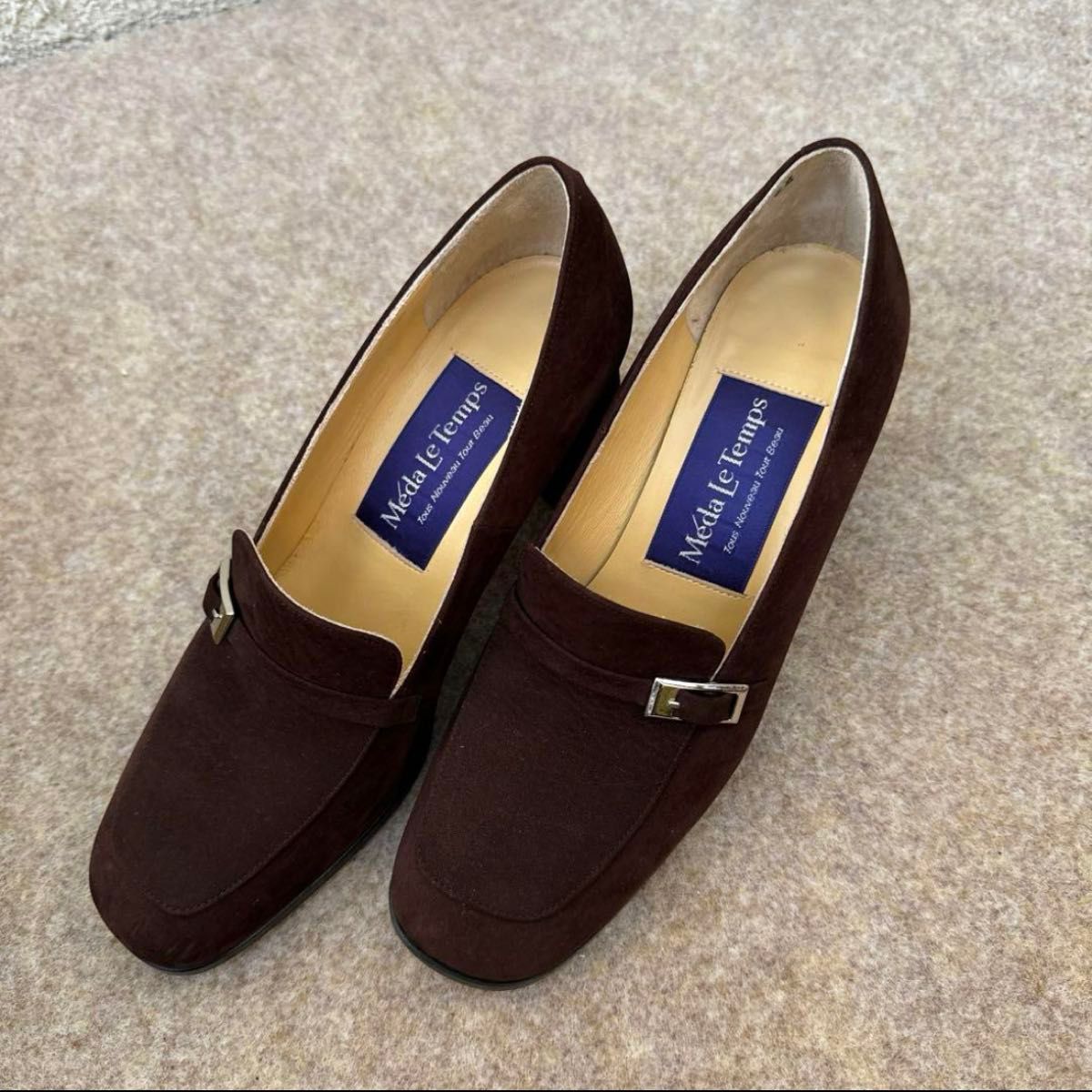 Mda Le Temps ブラウン スエード パンプス 22cm