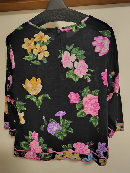 レオナール 花柄 カットソー