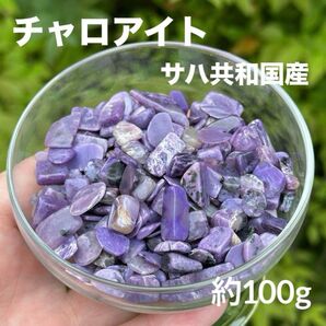 MY575 チャロアイト さざれ 約100g 天然石 パワーストーン 浄化