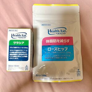 森下仁丹 ヘルスエイド ローズヒップ サラシア 180粒 セット