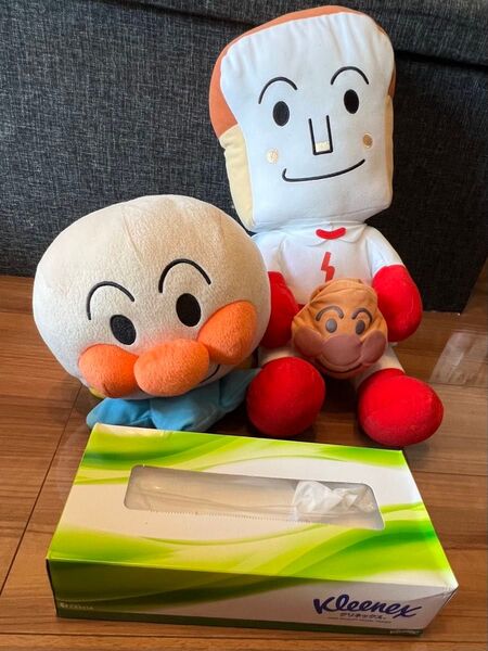 アンパンマン しょくぱんまん ばいきんまん ぬいぐるみ 3個セット