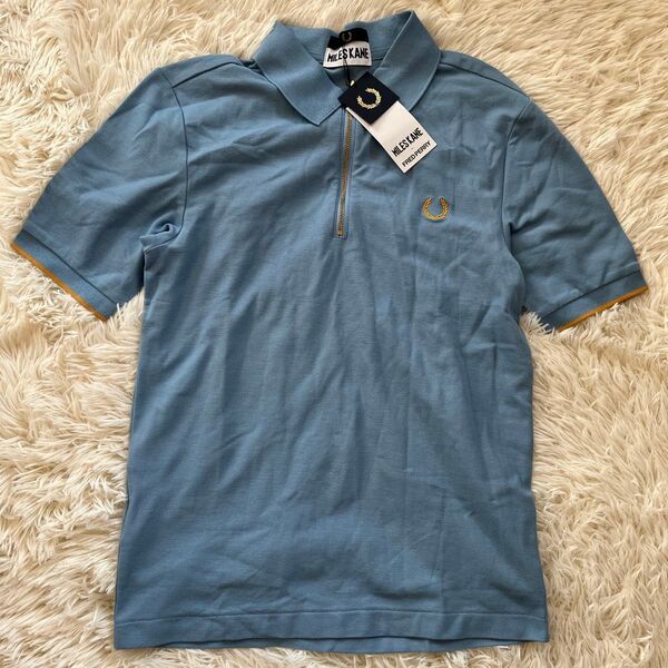 新品未使用 フレッドペリー Fred Perry マイルズケイン MILES KANE ジップ ポロシャツ
