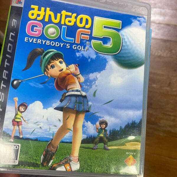 みんなのGOLF5プレステーション3説明書Japan only