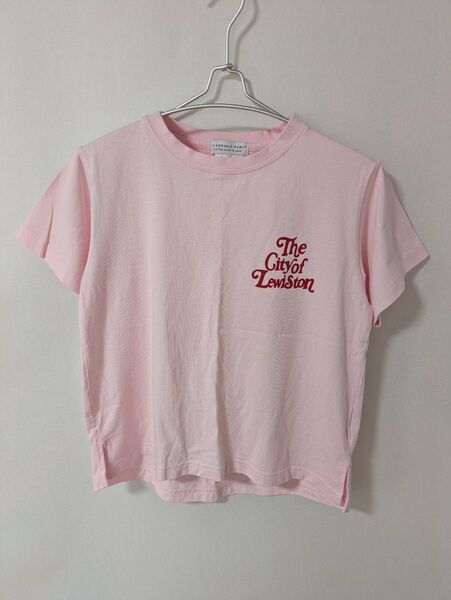 CIAOPANIC TYPY チャオパニックティピー ロゴ Tシャツ 半袖 コットン ピンク ONE