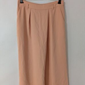 ANAYI アナイ タック ガウチョパンツ ワイドパンツ オレンジ 38 M