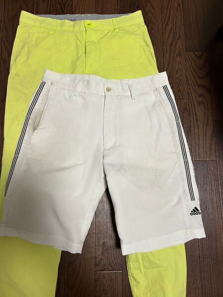 adidasゴルフ ハーフパンツ 2点セット